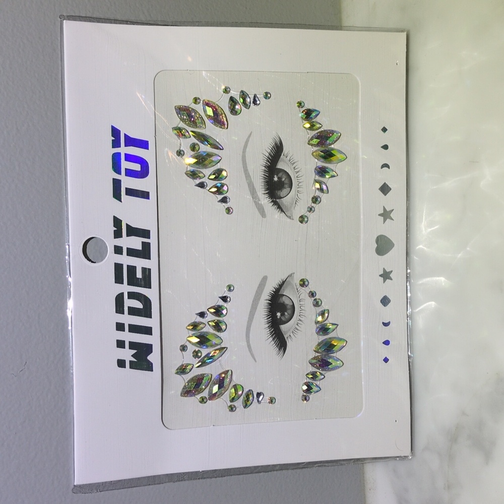 Face Gems Tattoo Skickers / Face Jewels / Adhesive Rhinestones / Body Jewels